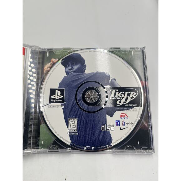 Tiger Woods 99 PGA Tour Golf (Sony PlayStation 1, 1998) CIB - Picture 5 of 5